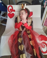 The Queen of Hearts Homemade Costume