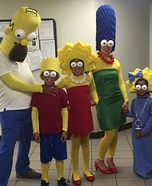 The Simpsons Family Homemade Costume