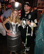The Stanley Cup and Pittsburgh Penguins Player Costume
