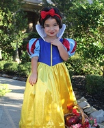 The Sweetest Snow White Homemade Costume