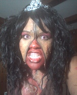 Zipper face costume ideas - The Unzipped Prom Queens Halloween Costume