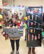 The Vending Machine and the Claw Machine Homemade Costume