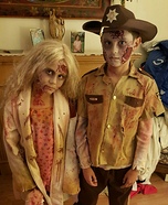 The Walking Dead Zombies Kids Homemade Costume