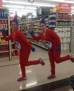 Thing 1 and Thing 2 Homemade Costume