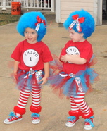 Thing 1 and Thing 2 Homemade Costume