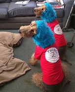 Thing 1 and Thing 2 Dogs Halloween Costume