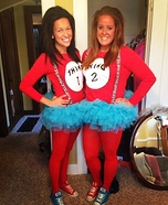 Thing 1 & Thing 2 Homemade Costume