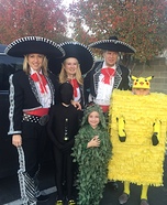 Three Amigos Family Homemade Costume