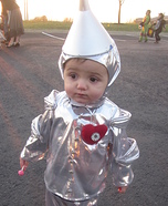 Homemade Tin Man Baby Costume