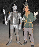 Tin Man and Scarecrow Homemade Costume