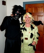 Tippi Hedren from the Birds and a Crow Homemade Costume