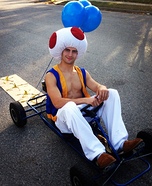 Toad from Mario Party Homemade Costume