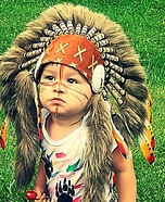 Toddler Indian Homemade Costume