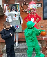 Toy Soldier, Gumball Machine, Secret Agent and a Zombie in the Freezer Homemade Costume