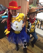 Toy Story Jessie and Woody Homemade Costume