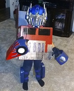 DIY Transformer Optimus Prime Costume