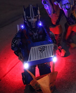 Transforming Optimus Homemade Costume
