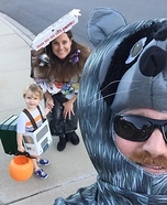 Trash Truck Family Homemade Costume