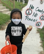 Trick or Treat Protester Homemade Costume