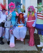 Trolls Family Homemade Costume