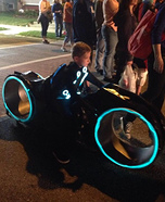 Tron Light Cycle Homemade Costume