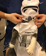 Trooper the Star Wars Storm Trooper Homemade Costume