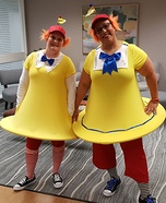 Twiddle D and Twiddle Dum Homemade Costume