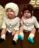 Twin Grannies Homemade Costume