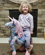 Unicorn Rider Homemade Costume