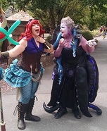 Ursula and Steampunk Ariel Homemade Costumes