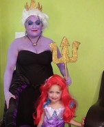 Ursula & Litttle Mermaid Homemade Costume