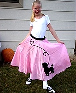 50's Girl Poodle Skirt Costume