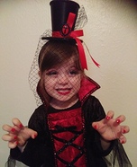 Vampiress Adalynne Homemade Costume
