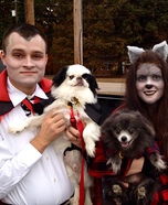 Vampires versus Werewolves Homemade Costume