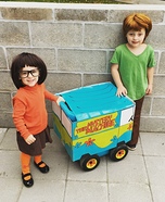 Velma and Shaggy Homemade Costume