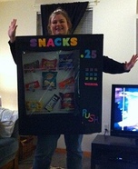 Homemade Vending Machine Costume