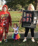 Vending Machine, Cheetos and Skittles Homemade Costume