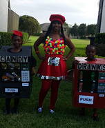 Vending Machines Family Homemade Costume