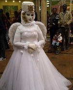 Venetian Angel Ghost Bride Homemade Costume