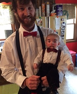 Parent and baby costume ideas - Ventriloquists and Dummy Family Costume