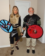 Vikings Ragnar Lothbrok and Lagertha Homemade Costume