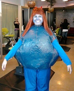 Homemade Willy Wonka Violet Costume