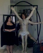 Paar Halloween kostuum idee: Vitruvian Man and Mona Lisa Halloween Costume