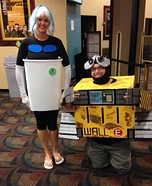 Idea de disfraz de Halloween en pareja: Wall-E y Eva