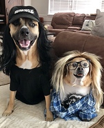 Wayne & Garth Dogs Homemade Costume