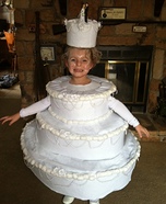 Homemade Wedding Cake Costume