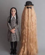 Wednesday Addams and Cousin It Costume