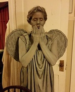 Weeping Angel Statue Homemade Costume