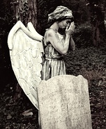 Weeping Cemetery Angel Homemade Costume
