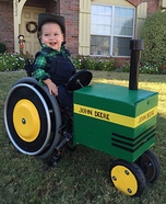Wheelchair Tractor and Farmer Homemade Costume